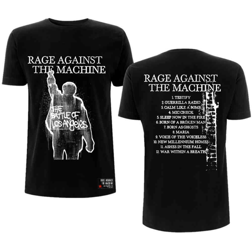Rage Against The Machine - BOLA Album Cover Heren Tshirt - Zwart